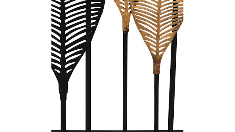 Sello Elegant Metal Wall Decoration 84 x 52cm - Large Fronds Sello Elegant Metal Wall Decoration 84 x 52cm - Large Fronds