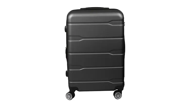 Slimbridge Lockable Expanding Hard Luggage Case 50cm - Black Slimbridge Lockable Expanding Hard Luggage Case 50cm - Black