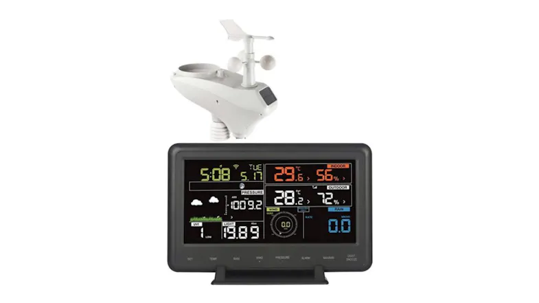 Tesa Wireless Professional All-in-One Weather Station with Wind and Rain Monitor, Colour Display Tesa Wireless Professional All-in-One Weather Station with Wind and Rain Monitor, Colour Display