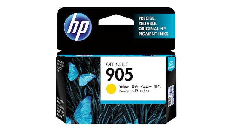 HP #905 Yellow Printer Ink Cartridge 8ml T6L97AA HP #905 Yellow Printer Ink Cartridge 8ml T6L97AA