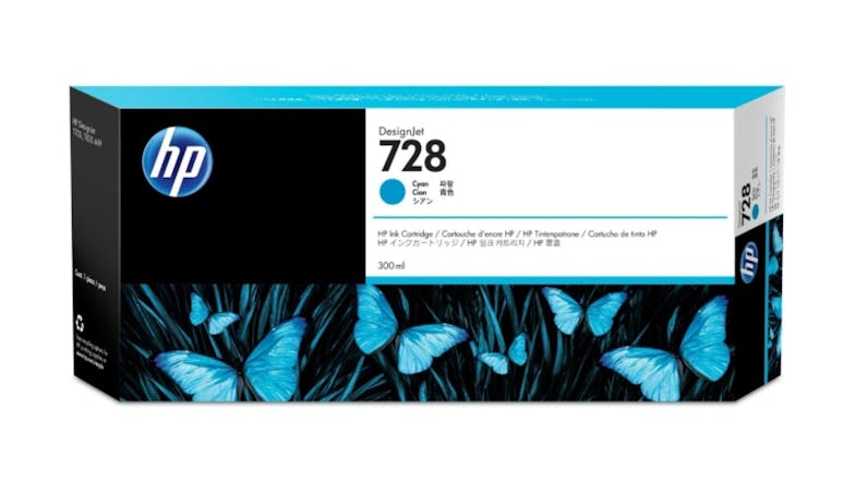 HP #728 Cyan DesignJet Printer Ink Cartridge 300ml F9K17A HP #728 Cyan DesignJet Printer Ink Cartridge 300ml F9K17A