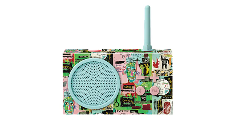 Lexon X Jean-Michel Basquiat Tykho 3 FM Radio with Bluetooth - Equals Pi Lexon X Jean-Michel Basquiat Tykho 3 FM Radio with Bluetooth - Equals Pi