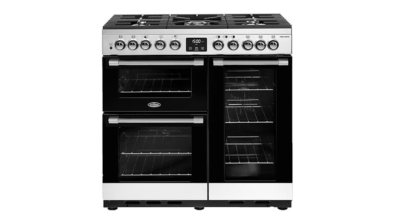 Belling 90cm Dual Fuel Freestanding Oven with Gas Cooktop - Stainless Steel (BCC900DFSS) Belling 90cm Dual Fuel Freestanding Oven with Gas Cooktop - Stainless Steel (BCC900DFSS)