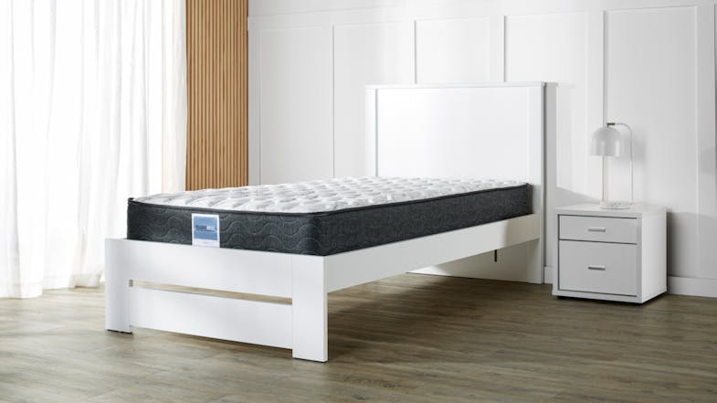 Suparest Classic Medium King Single Mattress with Hero White Bed Frame Suparest Classic Medium King Single Mattress with Hero White Bed Frame