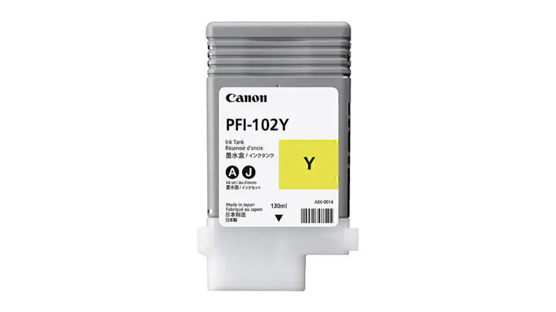 Canon PFI102 Yellow Replacement Printer Ink Cartridge Canon PFI102 Yellow Replacement Printer Ink Cartridge