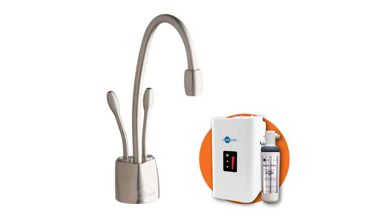 InSinkerator Near-Boiling & Cold Filtered Water Tap - Brushed Steel (HC1100BR) InSinkerator Near-Boiling & Cold Filtered Water Tap - Brushed Steel (HC1100BR)