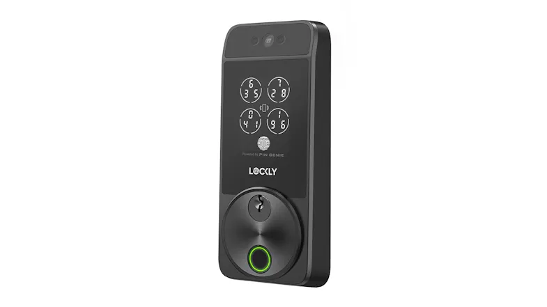 Lockly Visage Zeno Deadbolt Smart Door Lock - Matt Black (Wireless, Bluetooth, Fingerprint, Facial Recognition) Lockly Visage Zeno Deadbolt Smart Door Lock - Matt Black (Wireless, Bluetooth, Fingerprint, Facial Recognition)