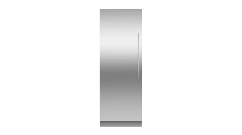The Fisher & Paykel Series 11 463L Single Door Integrated Vertical Fridge with Internal Water Dispenser's exterior The Fisher & Paykel Series 11 463L Single Door Integrated Vertical Fridge with Internal Water Dispenser's exterior