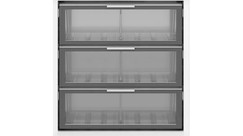 A view of the fridge's bins A view of the fridge's bins