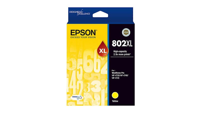 Epson 802 Yellow XL Replacement Printer Ink Cartridge Epson 802 Yellow XL Replacement Printer Ink Cartridge