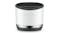Breville knock box with silver trim and black base, designed for disposing of espresso grounds Breville knock box with silver trim and black base, designed for disposing of espresso grounds