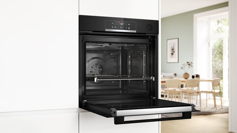 Bosch 71L Built-In Oven with 8 Functions - Black (HRG572EB3A) Bosch 71L Built-In Oven with 8 Functions - Black (HRG572EB3A)