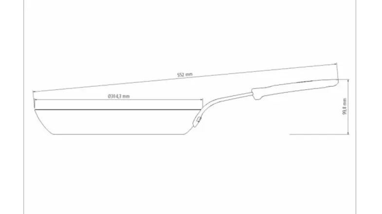 Tramontina Professional Iron Skillet 20cm Tramontina Professional Iron Skillet 20cm