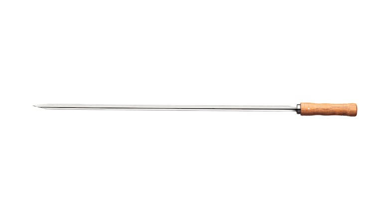 Tramontina Heavy-Duty Stainless Steel Barbeque Skewer with Wooden Handle 95cm Tramontina Heavy-Duty Stainless Steel Barbeque Skewer with Wooden Handle 95cm