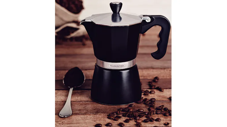 Tramontina Moka Pot 320ml - Black Tramontina Moka Pot 320ml - Black