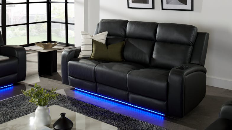 Quantum 3 Seater Fabric Electric Recliner Sofa Quantum 3 Seater Fabric Electric Recliner Sofa