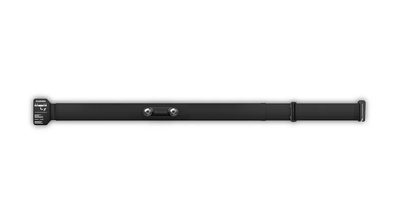 Black strap of the Garmin HRM 200 Black strap of the Garmin HRM 200