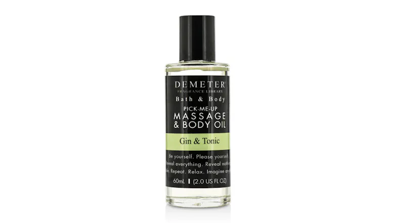 Gin and Tonic Massage and Body Oil - 60ml/2oz Gin and Tonic Massage and Body Oil - 60ml/2oz