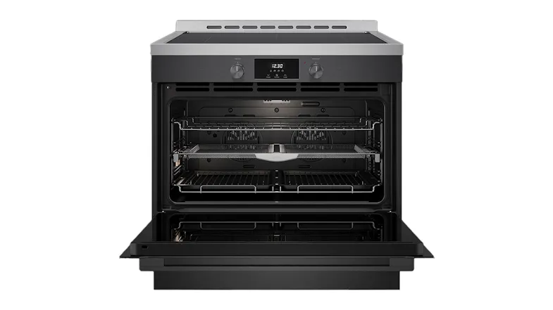 Euromaid 90cm Freestanding with Induction Cooktop - Dark Stainless Steel (EFS9010AINDB) Euromaid 90cm Freestanding with Induction Cooktop - Dark Stainless Steel (EFS9010AINDB)