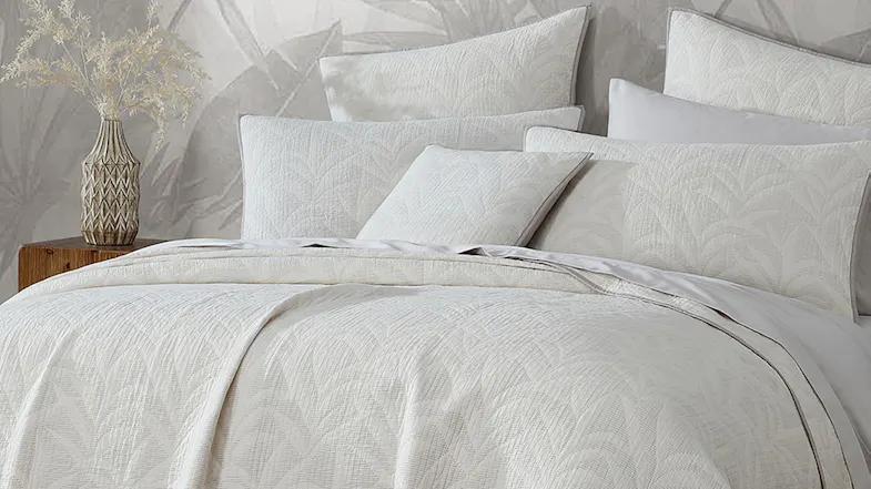 Kailani Fog European Pillowcase by Platinum Kailani Fog European Pillowcase by Platinum