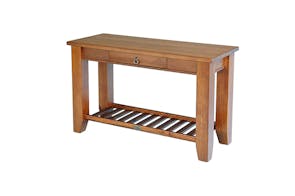 Ferngrove Hall Table with Rack and Drawer