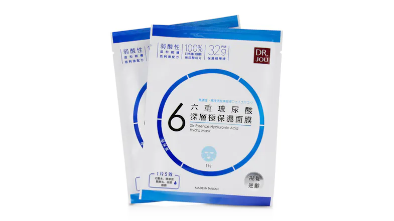 Dr. Jou (By Dr. Morita) Six Essence Hyaluronic Acid Hydra Mask - 7pcs. Dr. Jou (By Dr. Morita) Six Essence Hyaluronic Acid Hydra Mask - 7pcs.