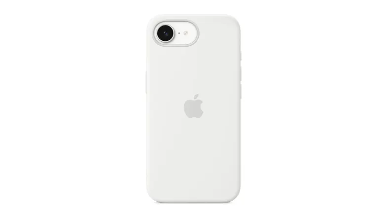 Apple Silicone Case for iPhone 16e - White Apple Silicone Case for iPhone 16e - White