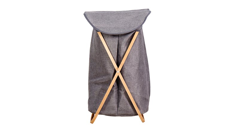 TSB Living Sleek Laundry Hamper 46 x 38 cm - Grey TSB Living Sleek Laundry Hamper 46 x 38 cm - Grey