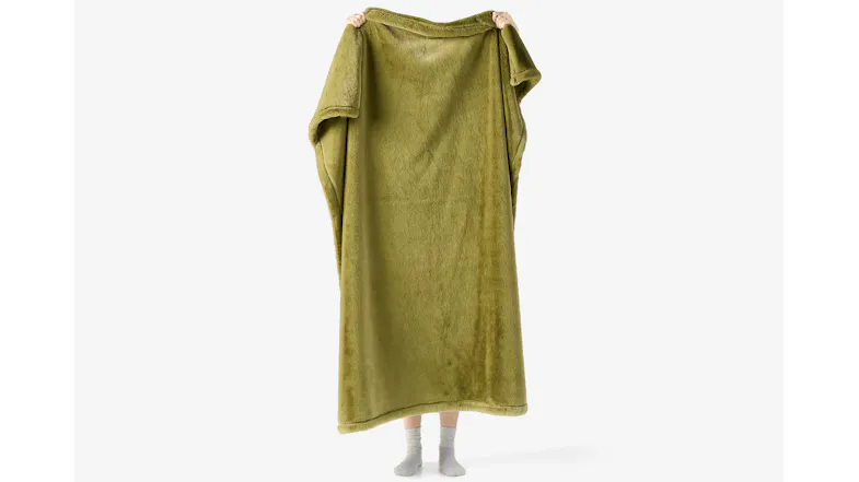 Evora Throw by Savona - Olive Evora Throw by Savona - Olive