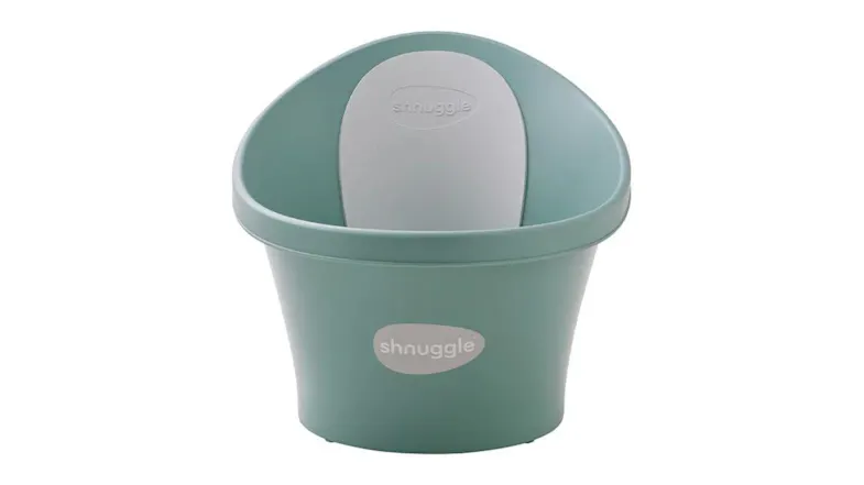 Shnuggle Baby Bath with Newborn Support - Eucalyptus Shnuggle Baby Bath with Newborn Support - Eucalyptus