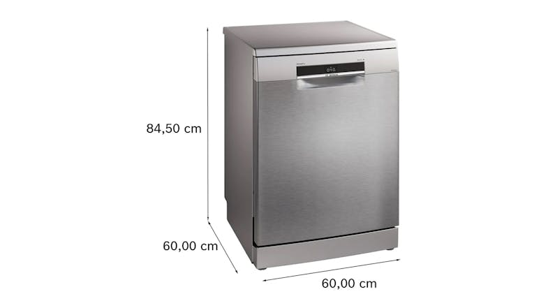 Bosch 14 Place Setting Dishwasher - Freestanding with 6 Programs - Stainless Steel (Series 6/SMS6HAI01A) Bosch 14 Place Setting Dishwasher - Freestanding with 6 Programs - Stainless Steel (Series 6/SMS6HAI01A)