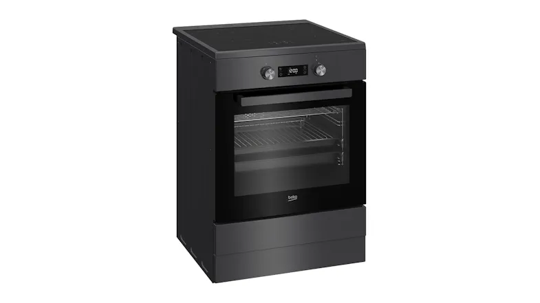 Beko 60cm Freestanding Oven with Induction Cooktop - Bohemian Anthracite (BFC60IPAN) Beko 60cm Freestanding Oven with Induction Cooktop - Bohemian Anthracite (BFC60IPAN)