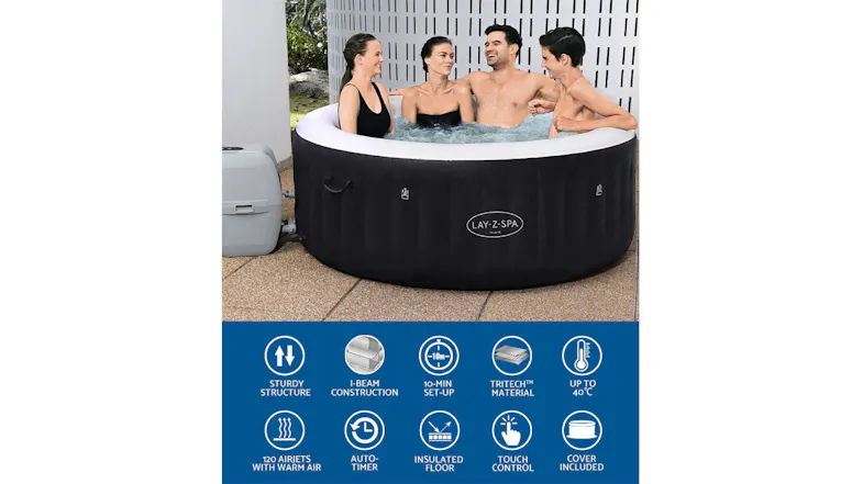 Bestway Lay-Z-Spa Miami NEW Inflatable Spa Pool .66 x 1.8m Bestway Lay-Z-Spa Miami NEW Inflatable Spa Pool .66 x 1.8m