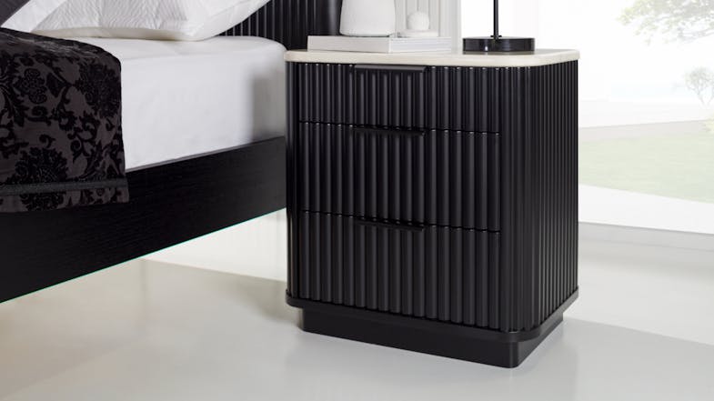 Province 3 Drawer Bedside Table Province 3 Drawer Bedside Table