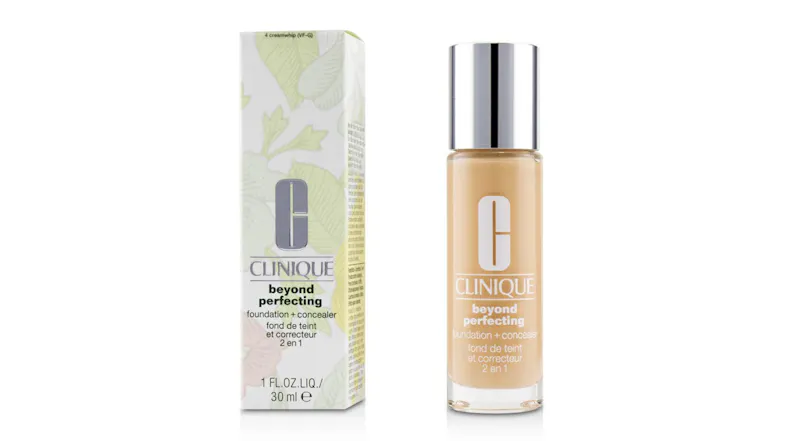 Clinique Beyond Perfecting Foundation and Concealer - # 04 Creamwhip (VF-G) - 30ml/1oz Clinique Beyond Perfecting Foundation and Concealer - # 04 Creamwhip (VF-G) - 30ml/1oz