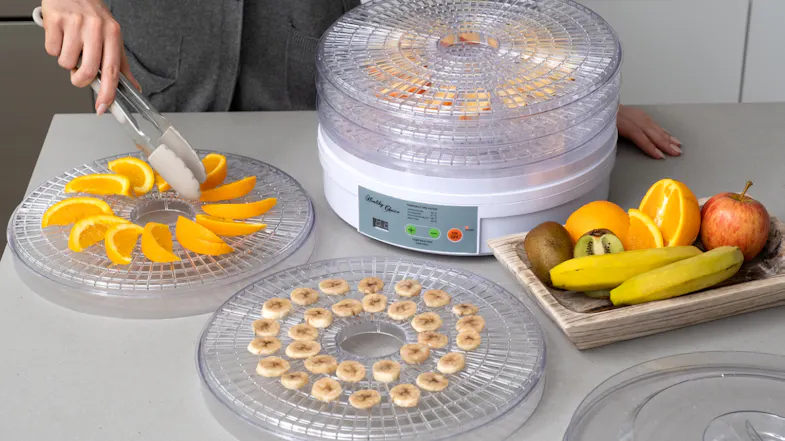 Healthy Choice European-Syle Food Dehydrator with Power Levels Healthy Choice European-Syle Food Dehydrator with Power Levels
