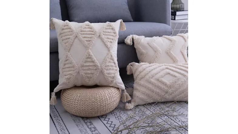 HOD Oblong Boho Cushion Covers - Zig-Zag HOD Oblong Boho Cushion Covers - Zig-Zag