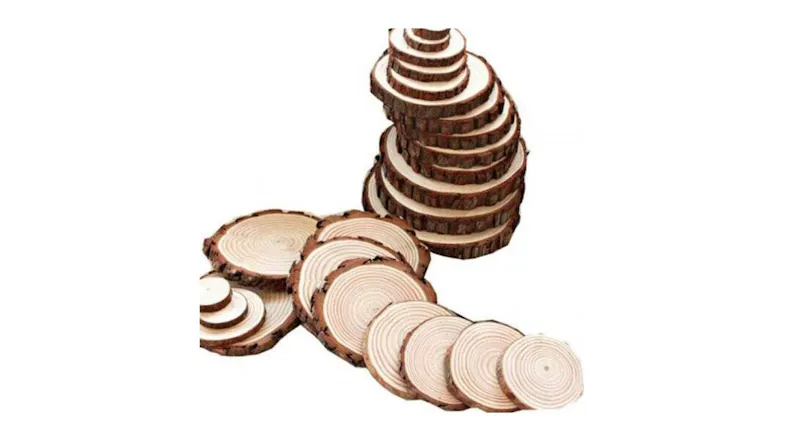 HOD DIY Round Wood Slices 10pcs. HOD DIY Round Wood Slices 10pcs.