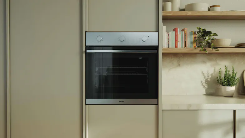 Haier 60cm Built-In Oven with 7 Functions - Stainless Steel (300 Series/HWO60S7MX6) Haier 60cm Built-In Oven with 7 Functions - Stainless Steel (300 Series/HWO60S7MX6)