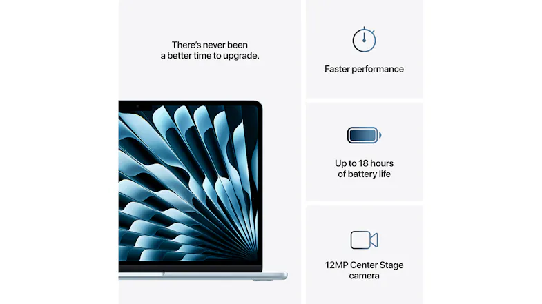 Apple MacBook Air 13" M4 Chip with 10-Core CPU & 8-Core GPU 16GB-RAM 256GB-SSD Apple Intelligence - Sky Blue (2025) Apple MacBook Air 13" M4 Chip with 10-Core CPU & 8-Core GPU 16GB-RAM 256GB-SSD Apple Intelligence - Sky Blue (2025)