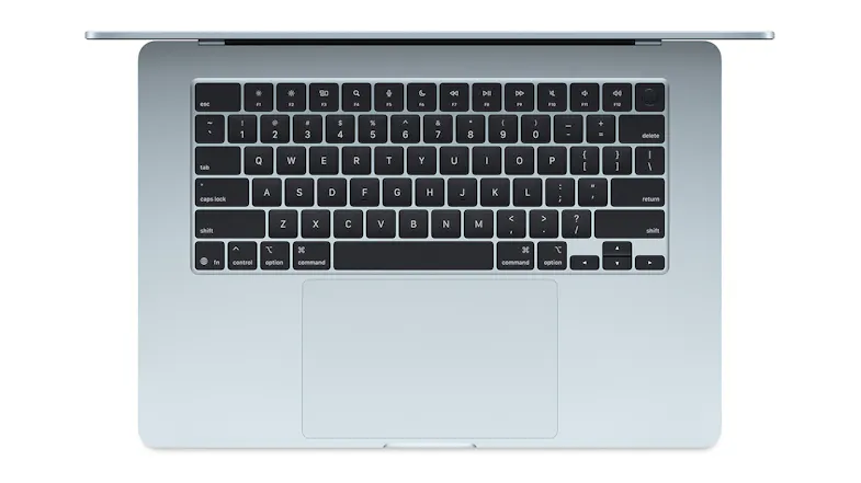 Apple MacBook Air 15" M4 Chip with 10-Core CPU & 10-Core GPU 16GB-RAM 256GB-SSD Apple Intelligence - Sky Blue (2025) Apple MacBook Air 15" M4 Chip with 10-Core CPU & 10-Core GPU 16GB-RAM 256GB-SSD Apple Intelligence - Sky Blue (2025)