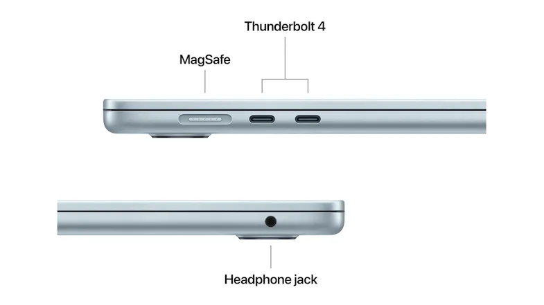 Apple MacBook Air 15" M4 Chip with 10-Core CPU & 10-Core GPU 16GB-RAM 256GB-SSD Apple Intelligence - Sky Blue (2025) Apple MacBook Air 15" M4 Chip with 10-Core CPU & 10-Core GPU 16GB-RAM 256GB-SSD Apple Intelligence - Sky Blue (2025)