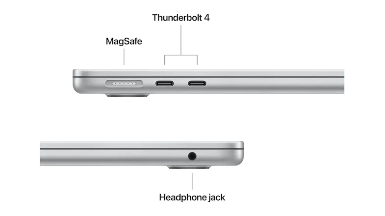 Apple MacBook Air 13" M4 Chip with 10-Core CPU & 8-Core GPU 16GB-RAM 256GB-SSD Apple Intelligence - Silver (2025) Apple MacBook Air 13" M4 Chip with 10-Core CPU & 8-Core GPU 16GB-RAM 256GB-SSD Apple Intelligence - Silver (2025)