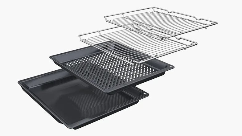 Bosch 60cm Built-In Double Oven with 10 Functions - Stainless Steel (Series 6/MBG578FS3A) Bosch 60cm Built-In Double Oven with 10 Functions - Stainless Steel (Series 6/MBG578FS3A)