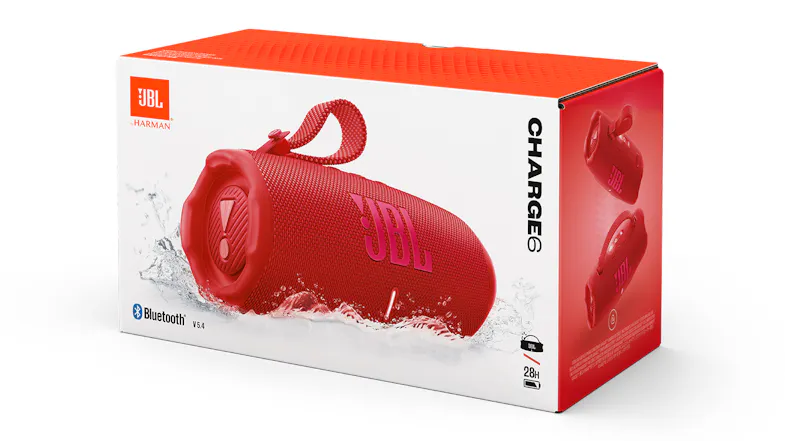 JBL Charge 6 Portable Bluetooth Speaker - Red (JBLCHARGE6RED) JBL Charge 6 Portable Bluetooth Speaker - Red (JBLCHARGE6RED)