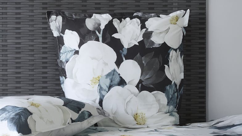 Magnolia Silver European Pillowcase by Luxotic Magnolia Silver European Pillowcase by Luxotic