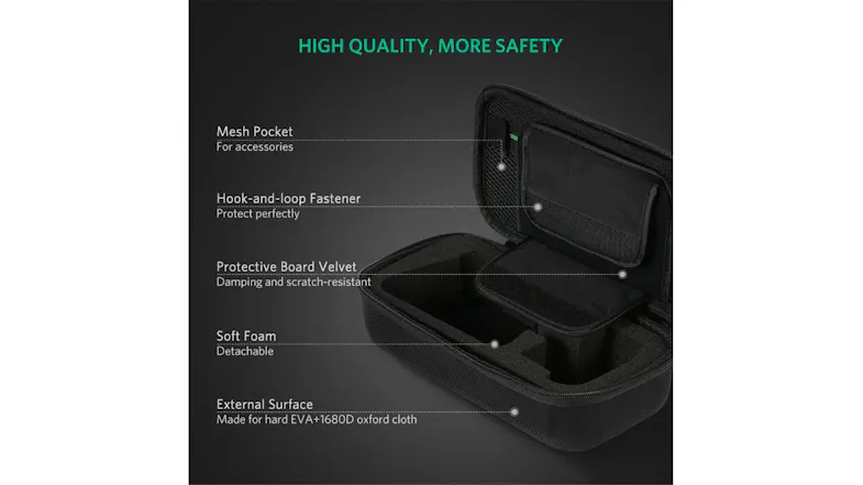 UGREEN Hardshell Storage Case for Nintendo Switch - Black (UG-50275) UGREEN Hardshell Storage Case for Nintendo Switch - Black (UG-50275)