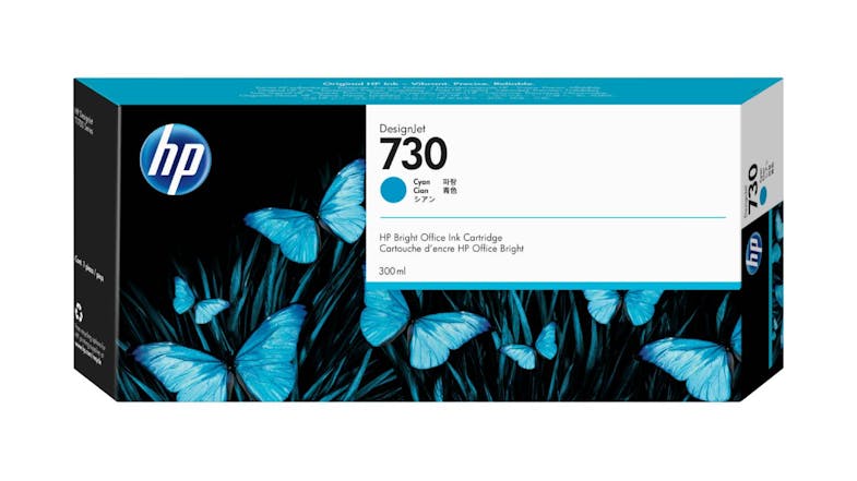 HP #730 Cyan DesignJet Printer Ink Cartridge 300ml P2V68A HP #730 Cyan DesignJet Printer Ink Cartridge 300ml P2V68A