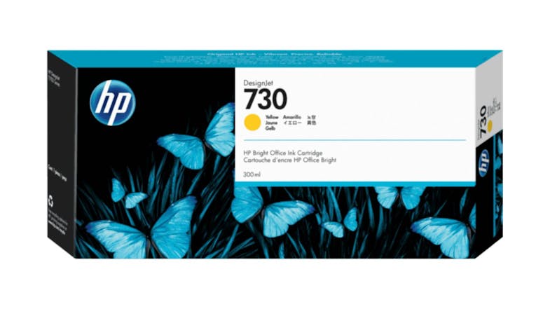 HP #730 Yellow DesignJet Printer Ink Cartridge 300ml P2V70A HP #730 Yellow DesignJet Printer Ink Cartridge 300ml P2V70A