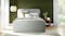 Barney Queen Upholstered Bed Frame - Pebble Grey Barney Queen Upholstered Bed Frame - Pebble Grey